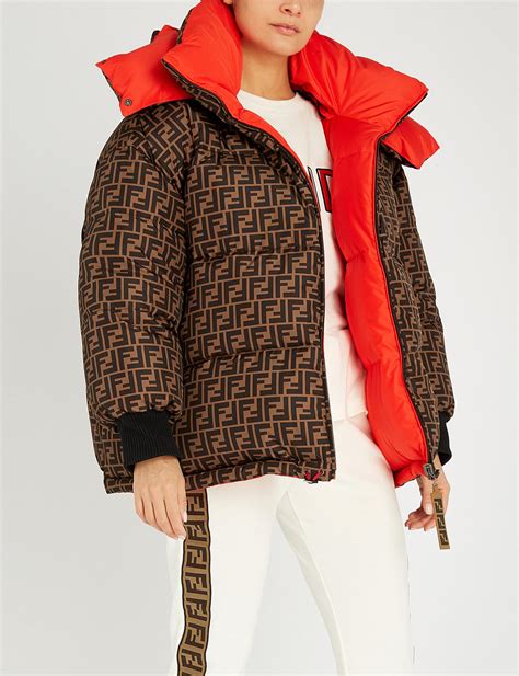 fendi jacket orange|Fendi fur jacket women's.